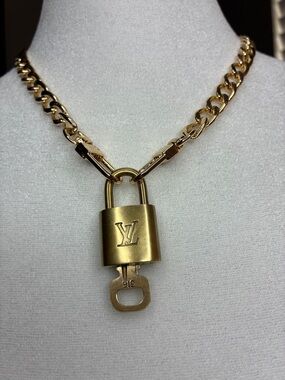 LV Lock&Key Necklace